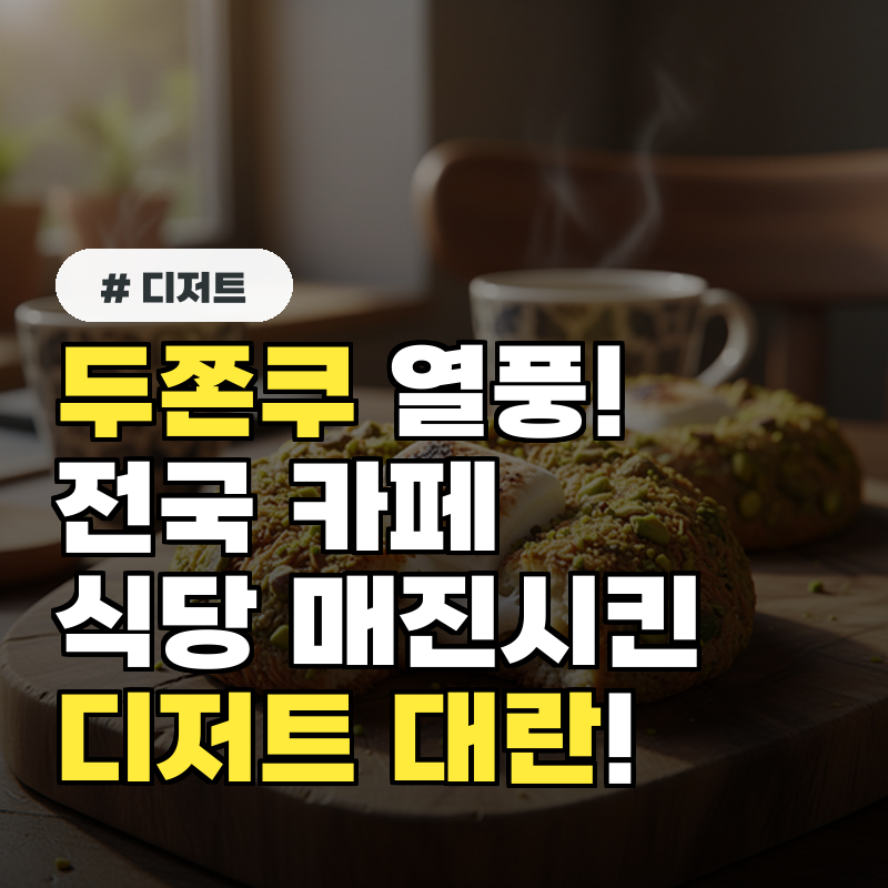 두쫀쿠 열풍! 전국 카페&middot;식당을 매진시킨 디저트 대란!