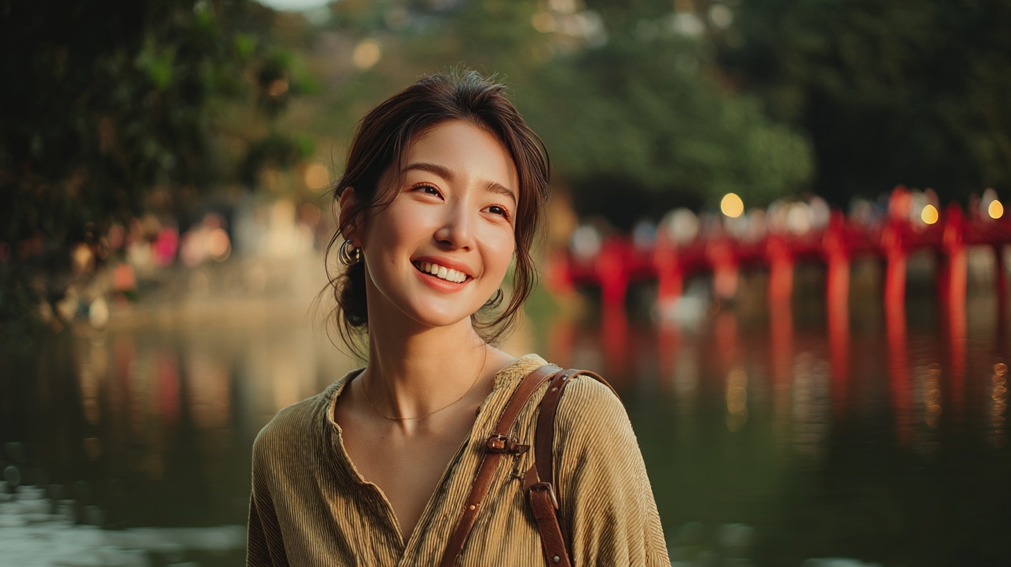 베트남 호안끼엠 호수 여행사진