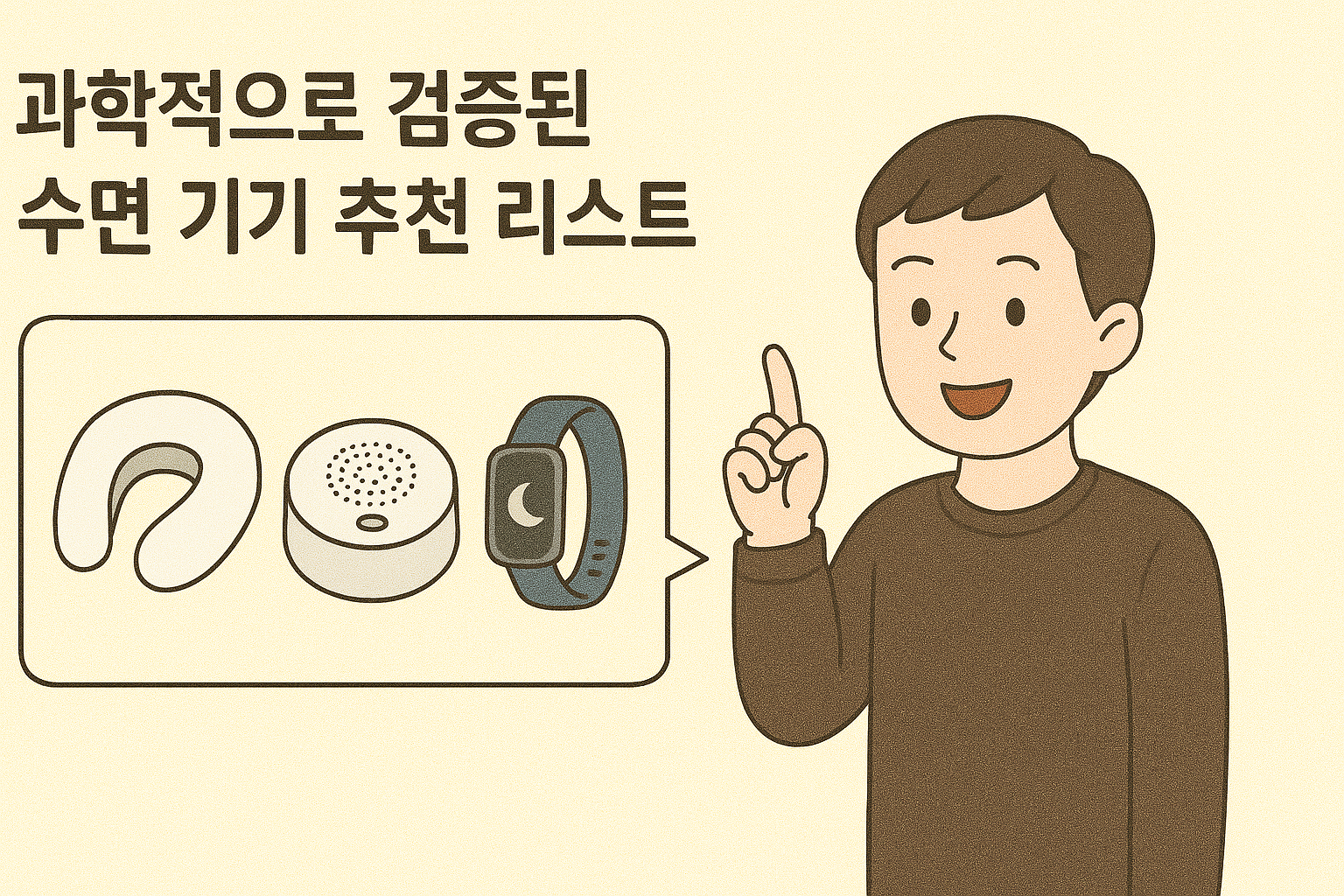 과학적으로 검증된 수면 기기 추천 리스트