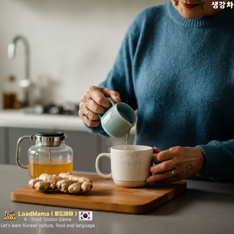 생강차 주방에서 만들기