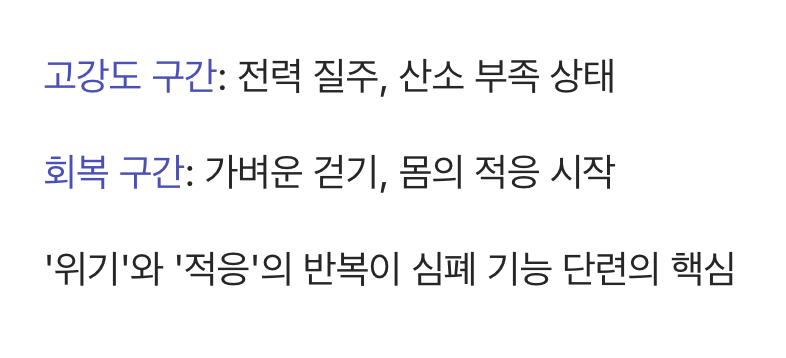 2. 한계에 도전하고 적응하게 만드는 훈련법