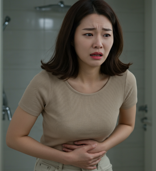 왼쪽 아랫배 통증과 설사