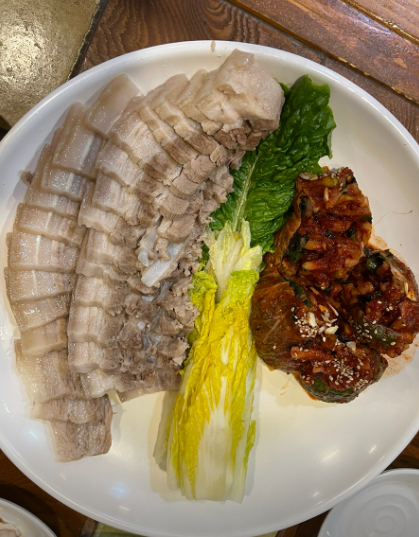 독박골맛있는집 수육 보쌈