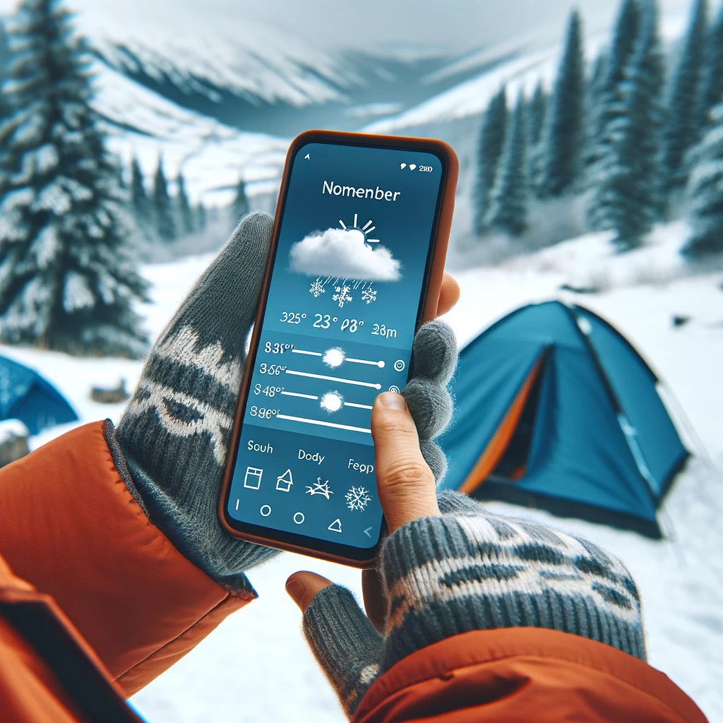 기상 예보 확인