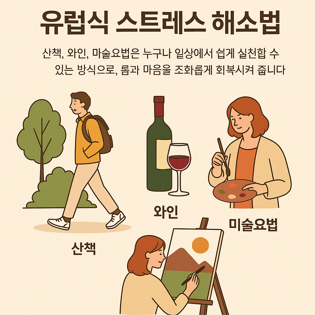 유럽식 스트레스 해소법