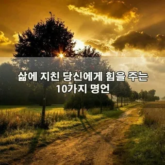 삶에 관한 시모음 총정리 삶에 관한 좋은글 명언 시 이미지로_7