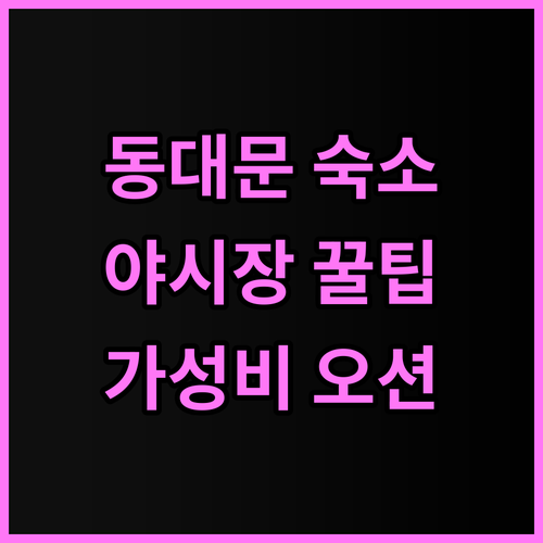 풀 카인드 호텔 추천 후기 동대문 야..