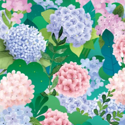 유구색동수국정원꽃축제