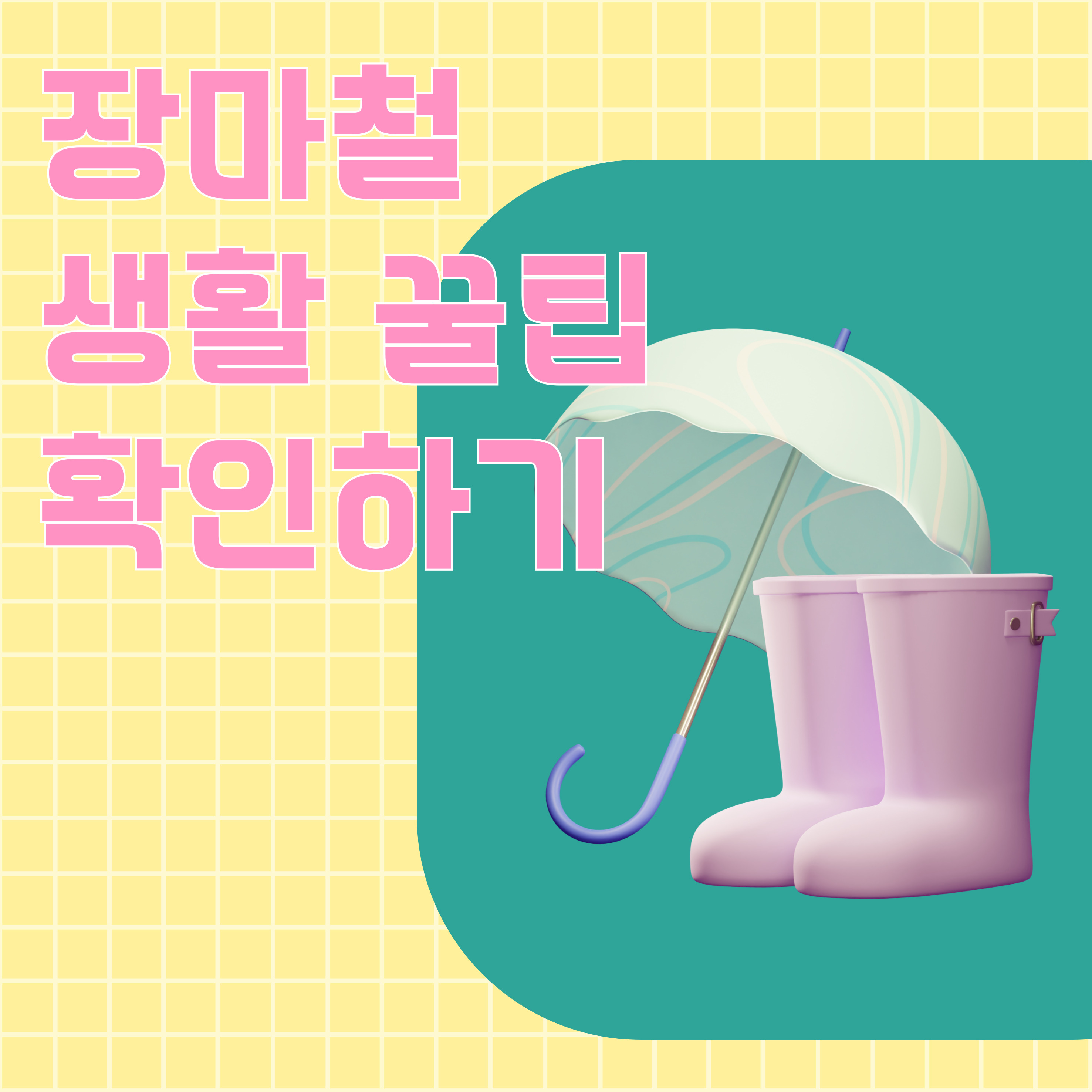 장마철 극한 호우 대비법