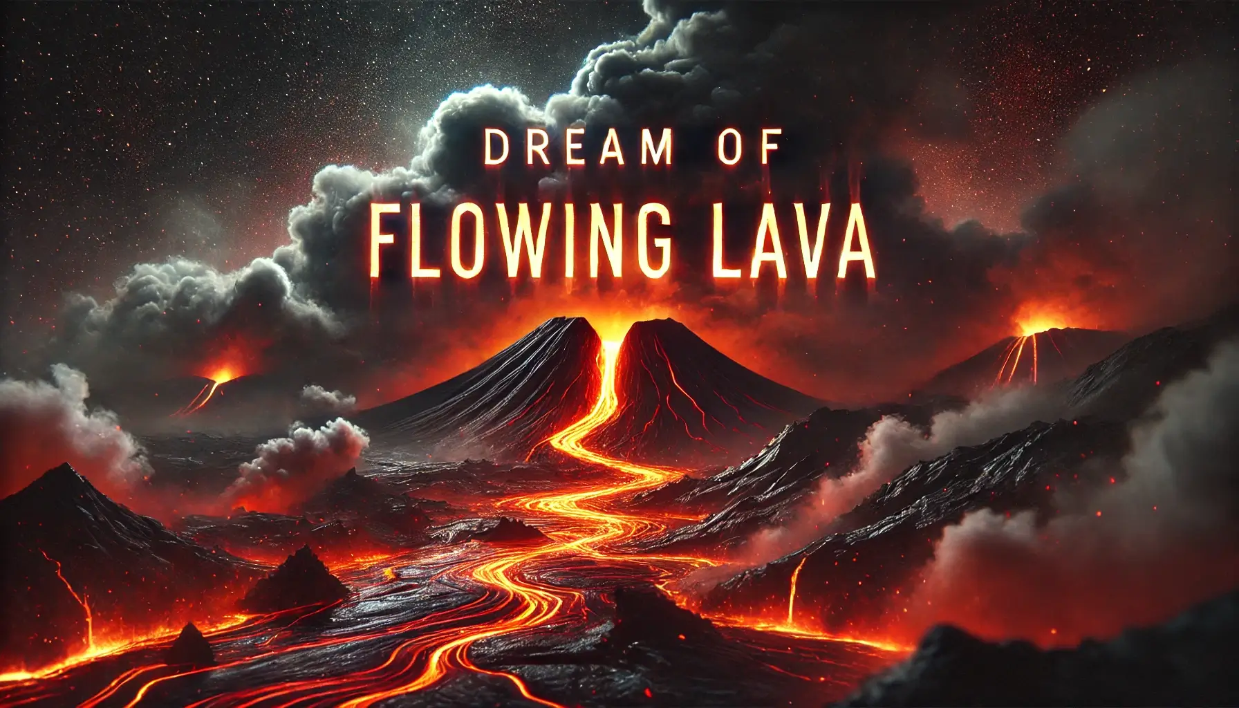 용암이 흐르는 꿈 해몽