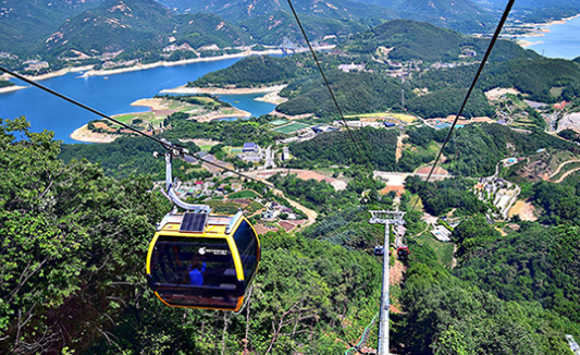 청풍호반 케이블카