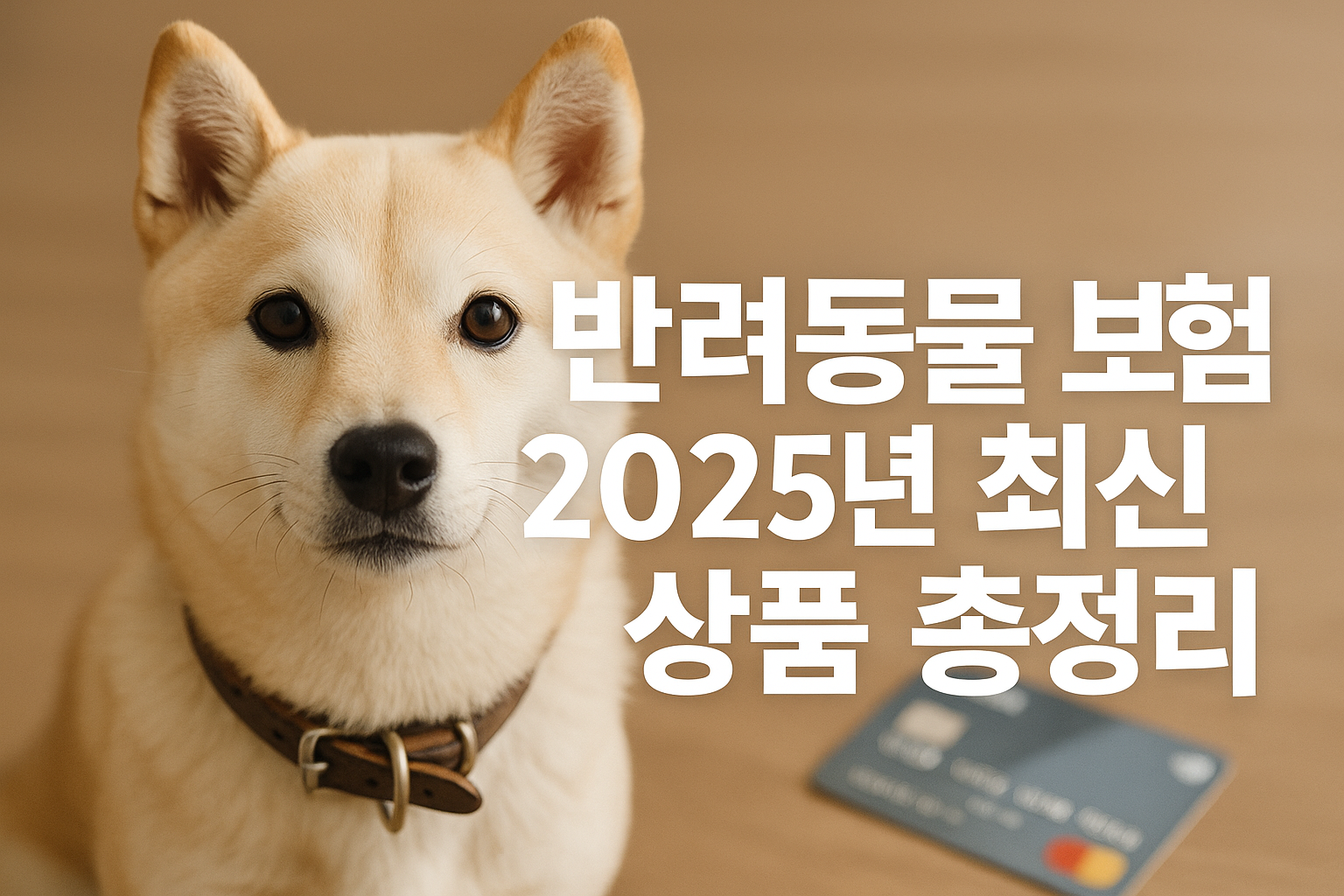 반려동물 보험 2025년 최신 상품 총정리