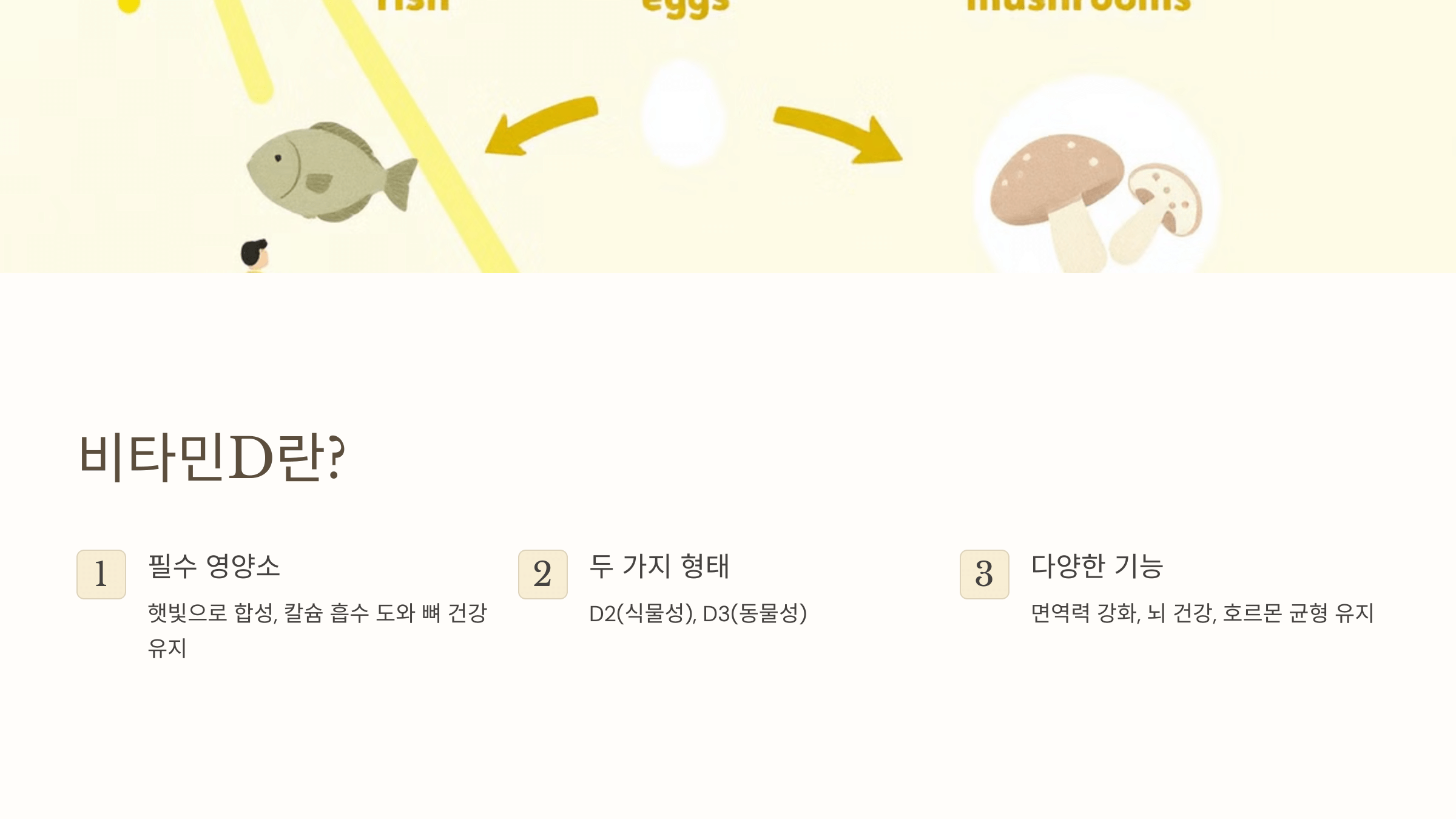 비타민D와 관련된 사진입니다.