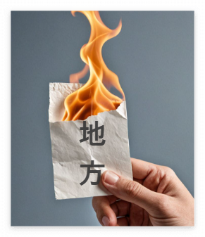 제사 지방 태우기