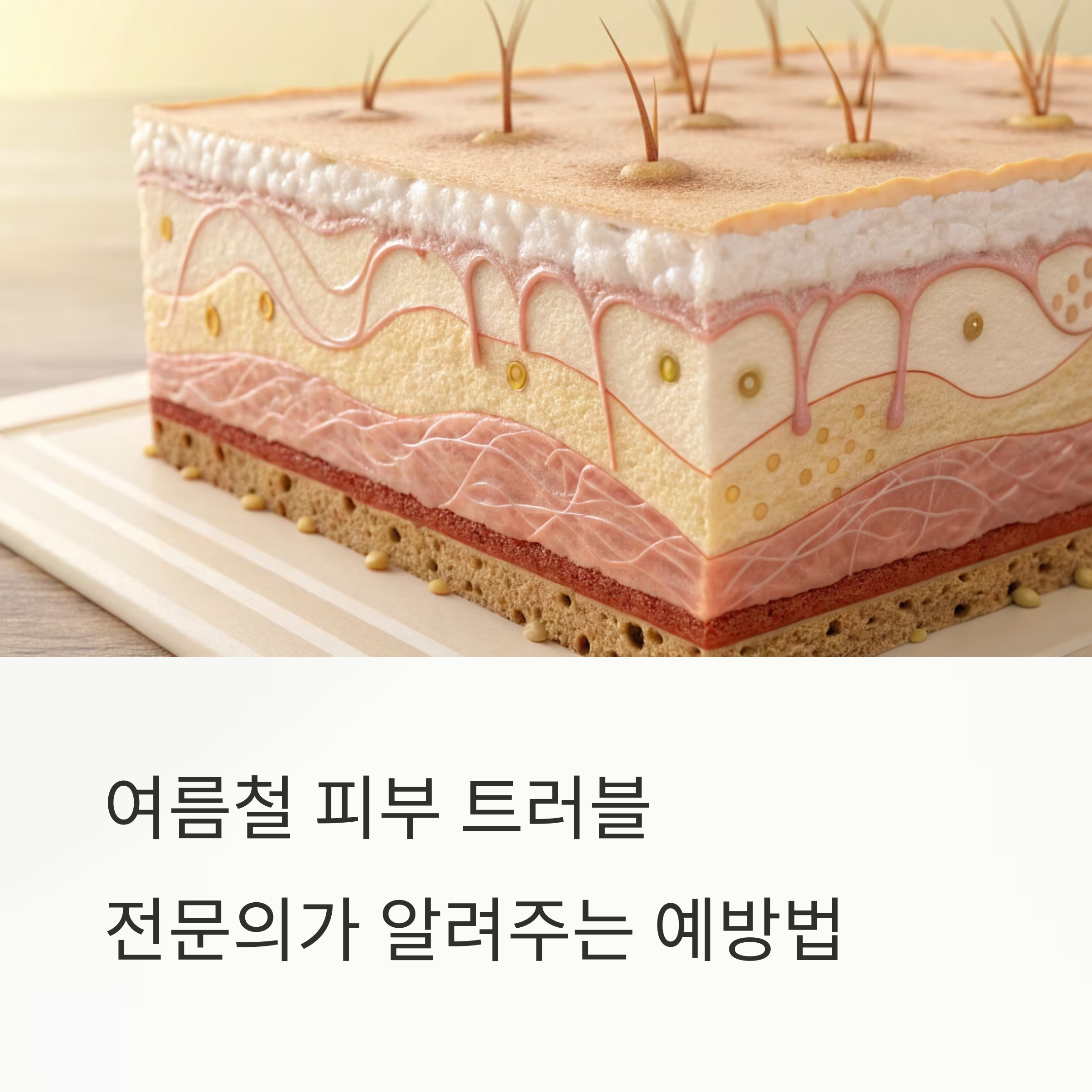 여름 피부트러블 피부과전문의가 알려주는 예방법