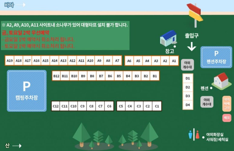 안산 대부도 인생 캠핑장, 추천 캠핑장
