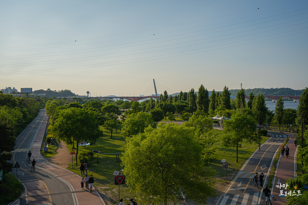 양화 한강공원 경치