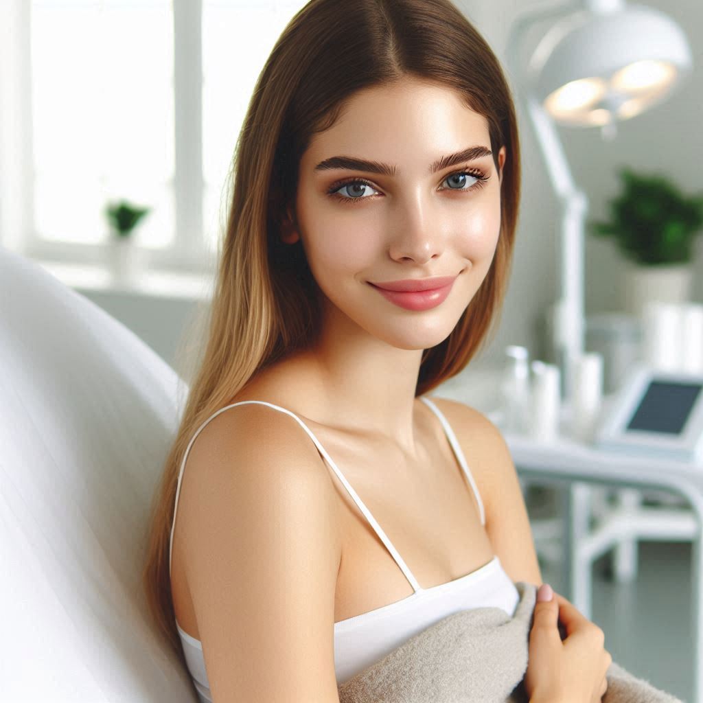 피부,체형관리 샵 배경