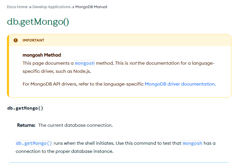 몽고 DB에 접속할 연결 문자열 찾기