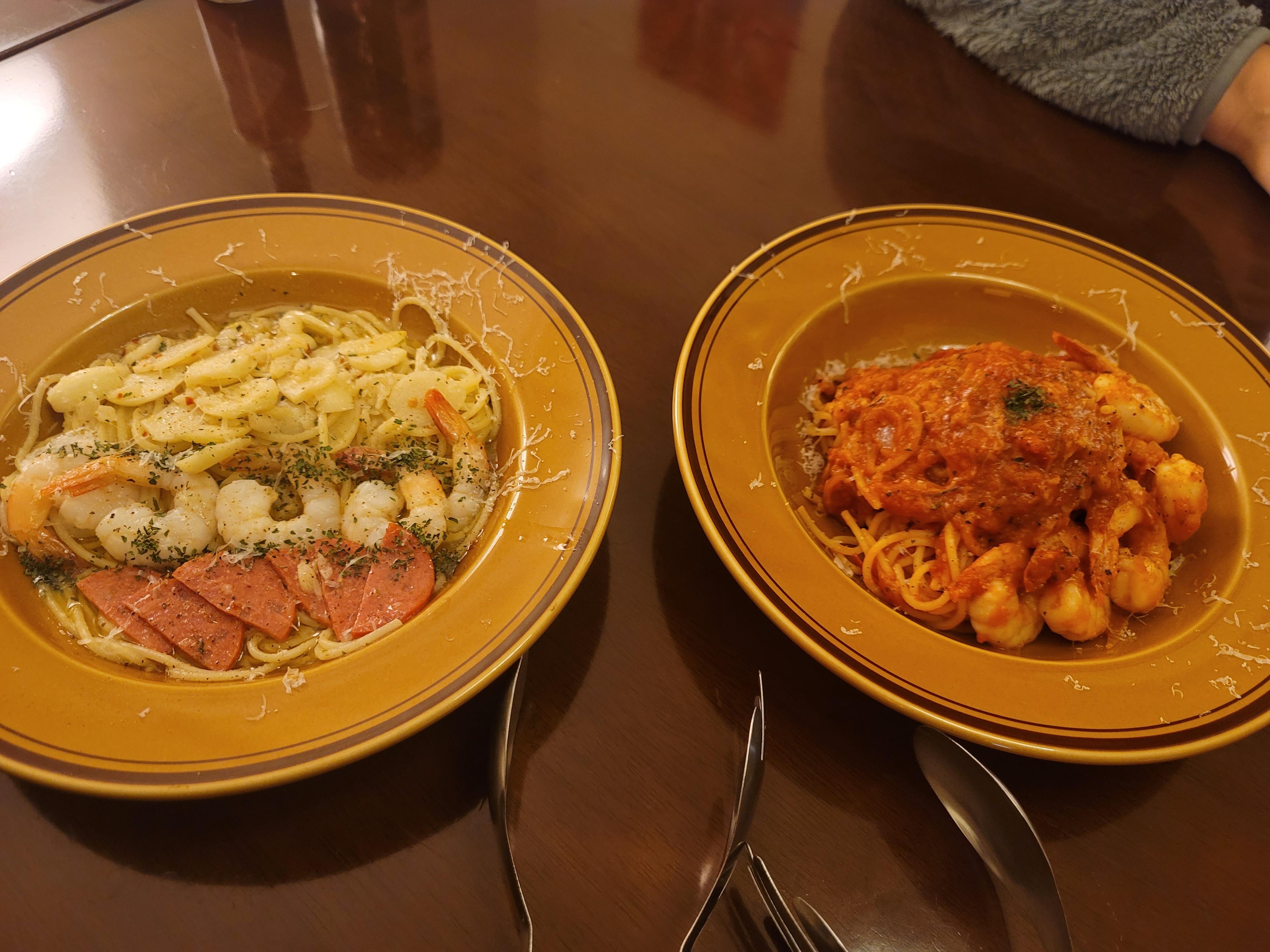 새우 알리오 올리오 파스타, 토마토 새우 파스타