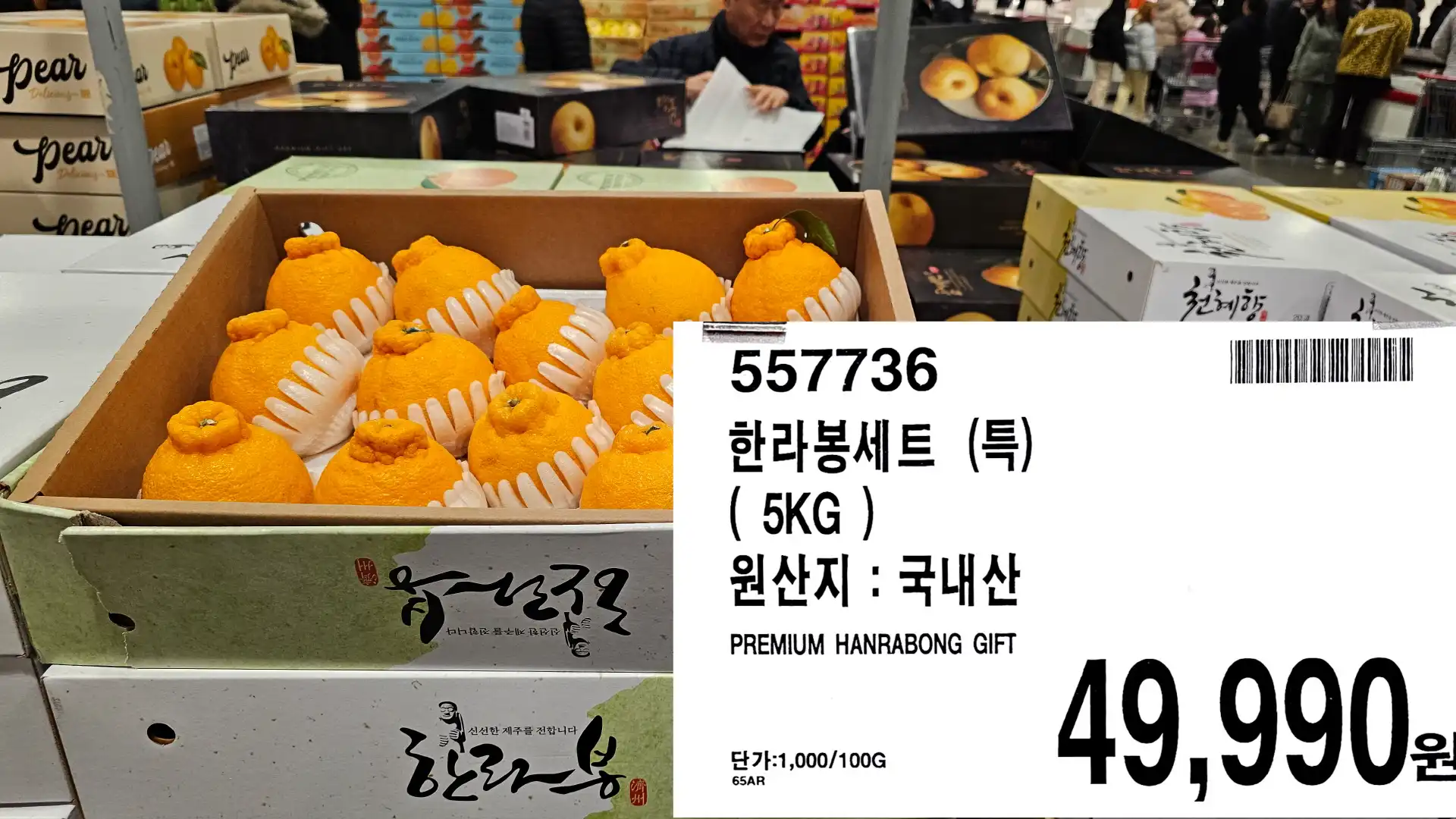 한라봉세트(특)
(5KG)
원산지 : 국내산