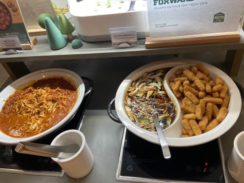 두부면 라구 파스타와 두부스틱탕수육