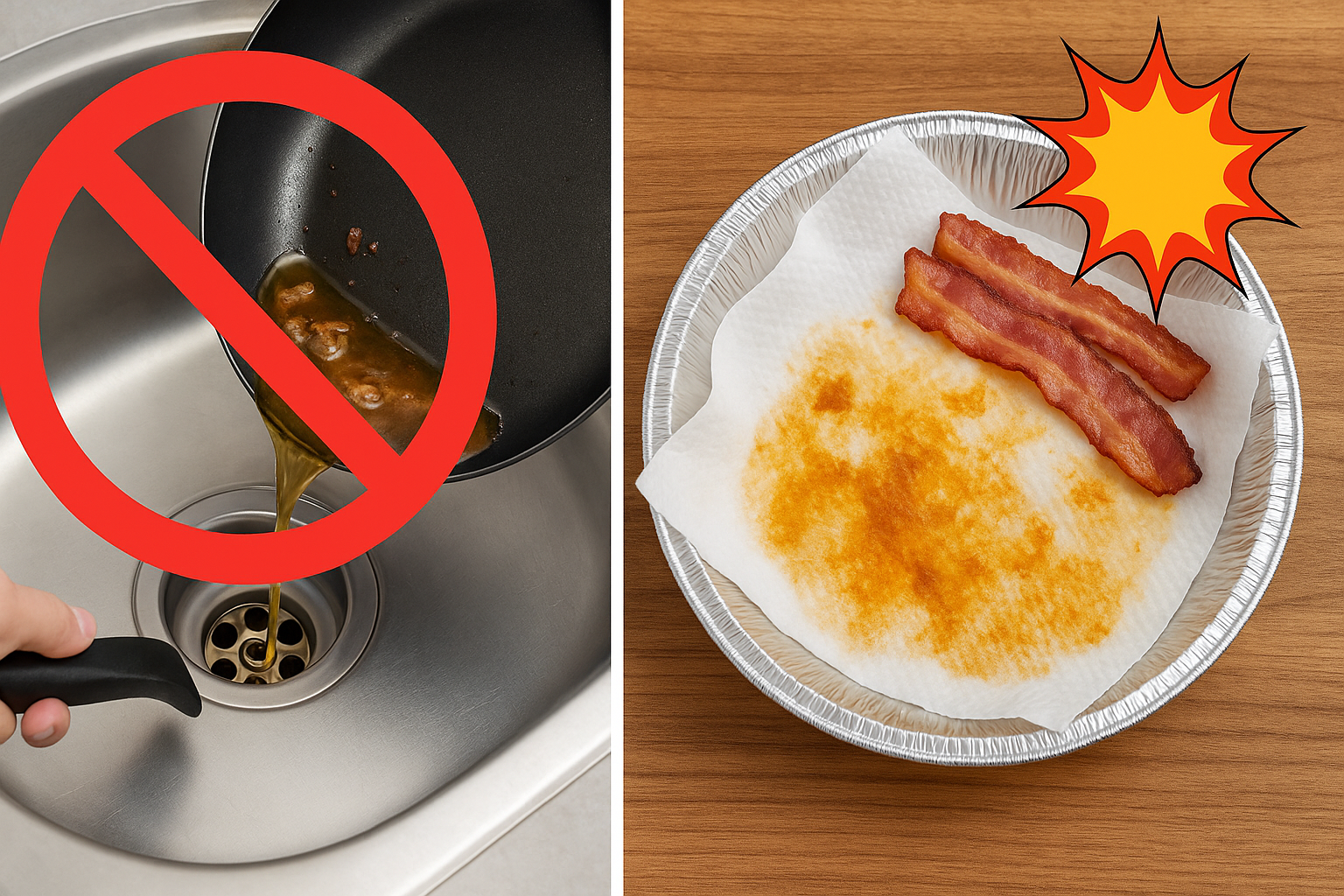 삼겹살 기름 처리 “싱크대에 버리지 마세요!