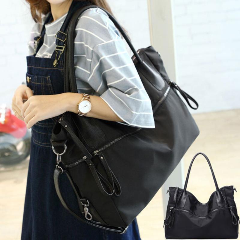 직장인 여자 숄더백 빅 쇼퍼백 프라다원단 천 여행 운동 보부상 가방