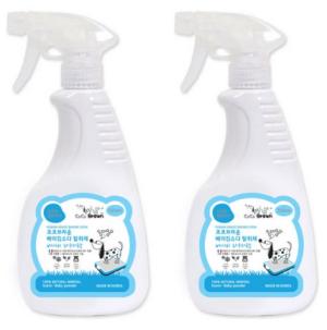 코코브라운 애완용 베이킹소다 탈취제 베이비파우더향, 550ml, 2개