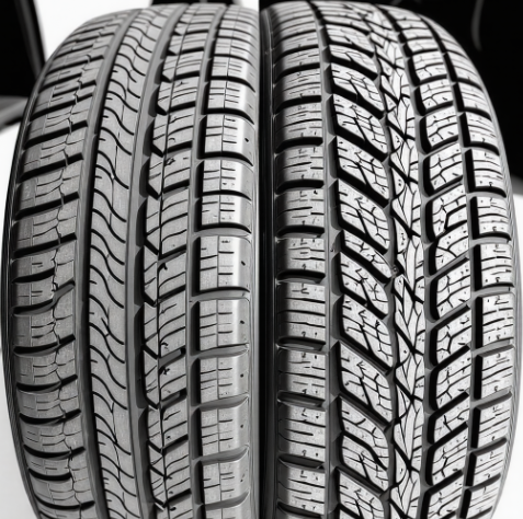 타이어 모양 비교