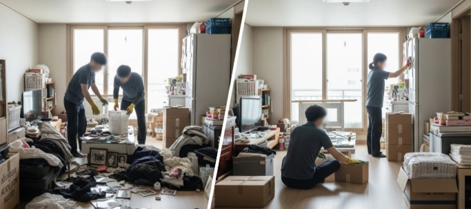 공주 고독사청소중