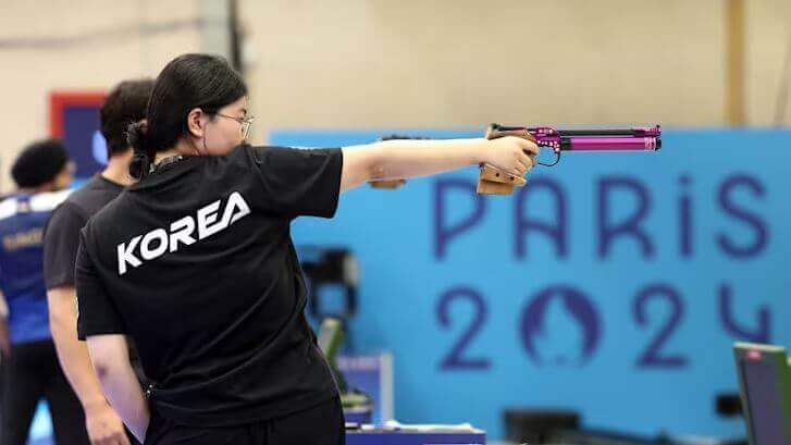 파리올림픽 사격 국가대표팀 선수, 경기 결과, 일정 중계
