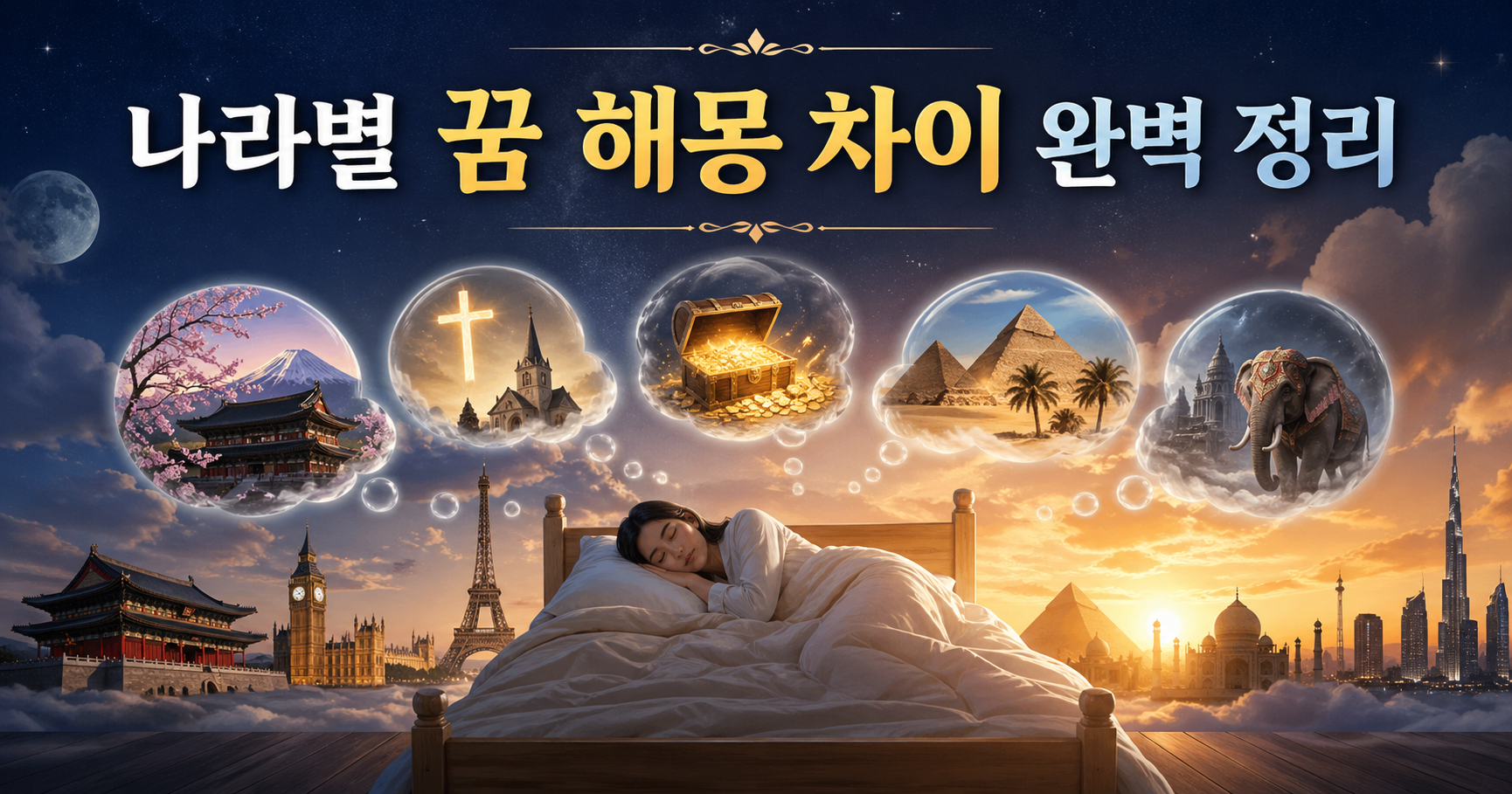 나라별 꿈 해몽 차이