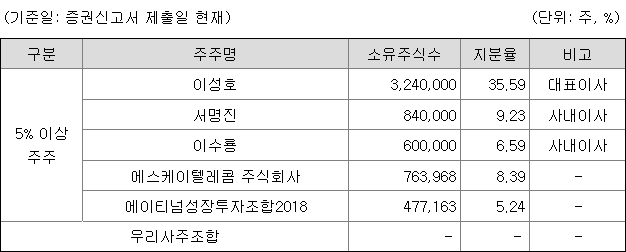 씨메스 지분 구조