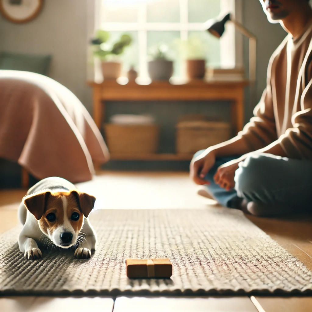 반려동물과 처음 인사하는 장면