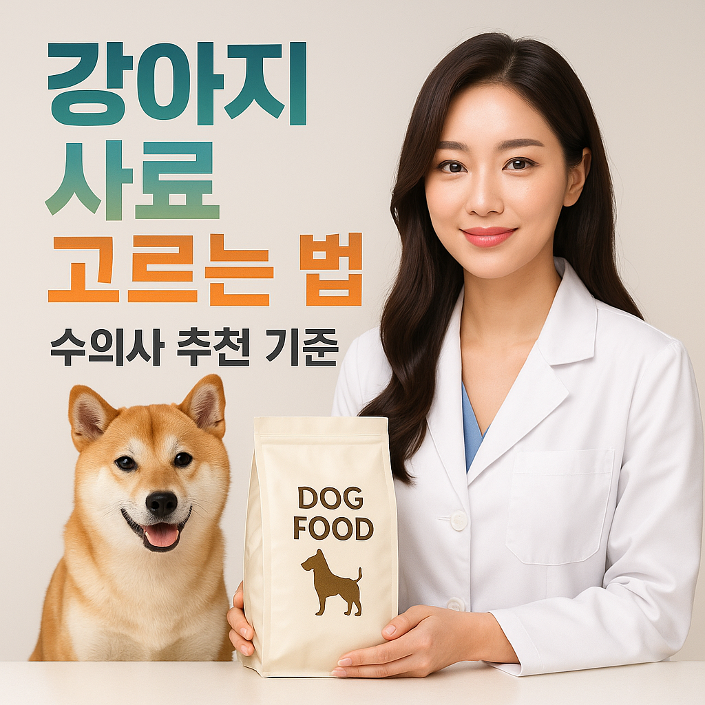 강아지 사료 고르는 법: 수의사 추천 기준 2025