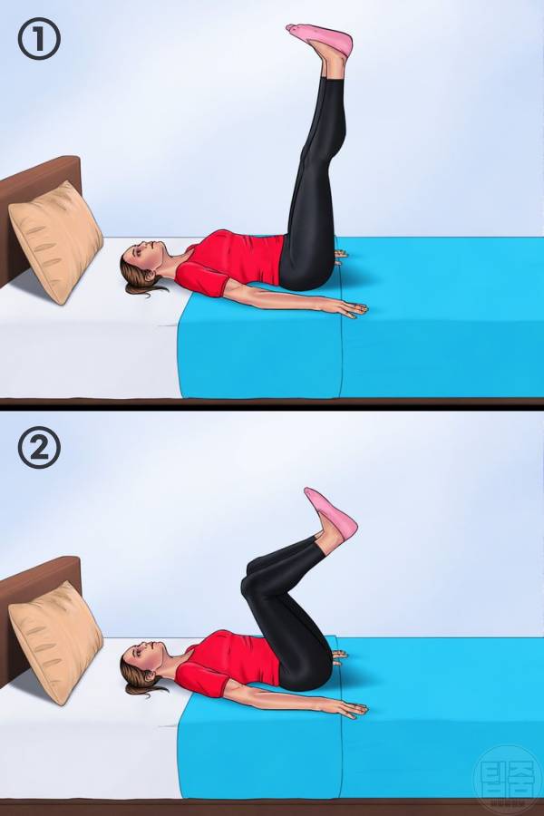 누워서 하는 운동 누워서살빼기 다리운동