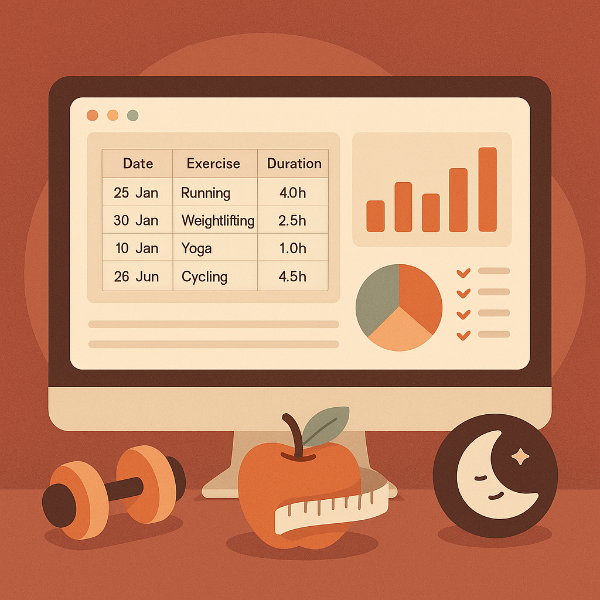 꾸준한 건강 관리 습관을 돕는 노션 사진