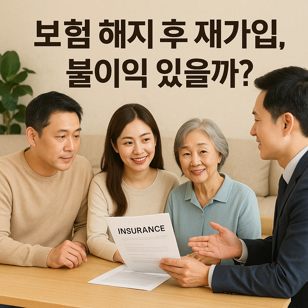 보험 해지 후 재가입 시 불이익 보장 공백 주의할 점 4세대 실손보험