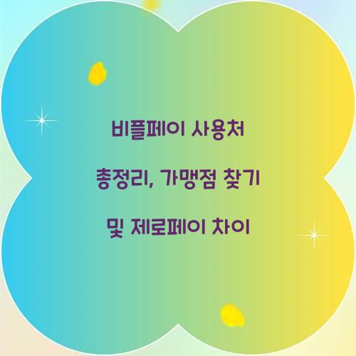 비플페이 사용처