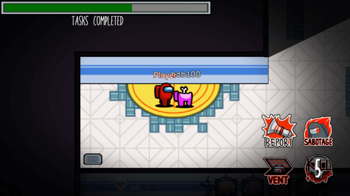 우주선을-탐색하며-크루원을-공격하고-제거하는-화면