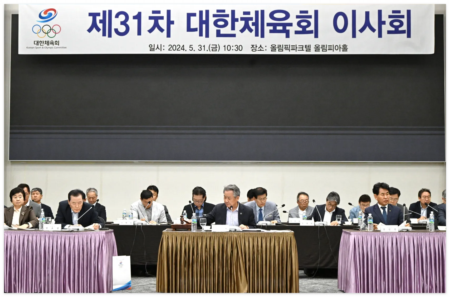 대한체육회 이기흥 연임