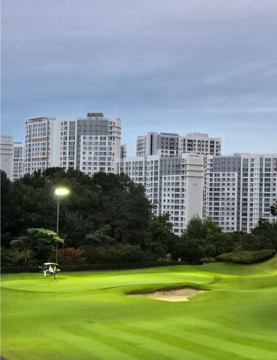 10번홀 아파트뷰