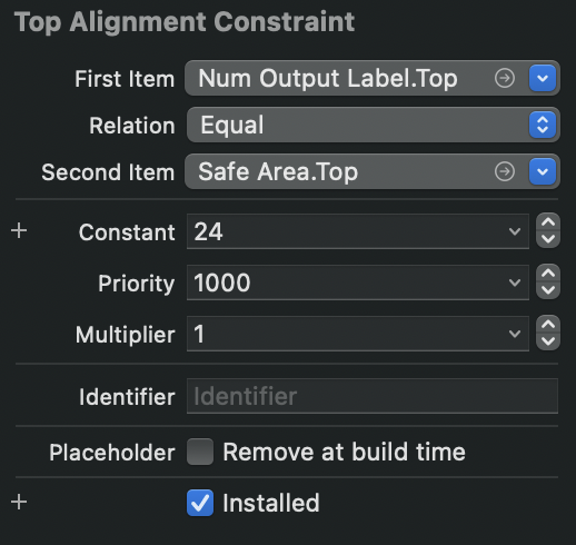 contraints inspector