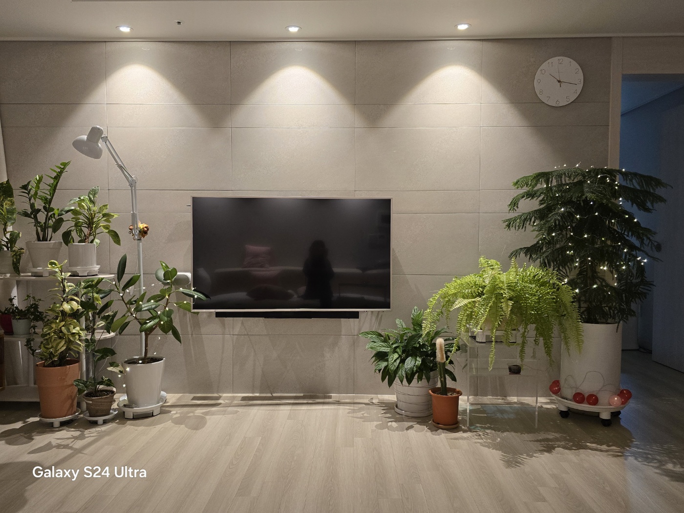 우리집 거실에 트리모습