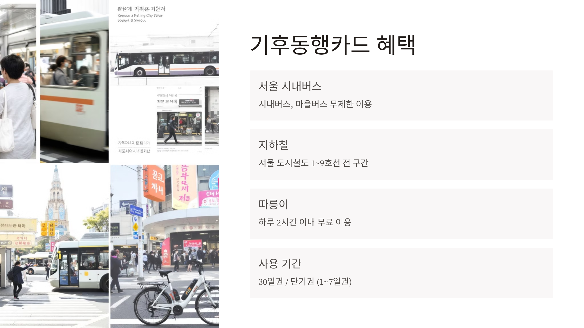 기후동행카드