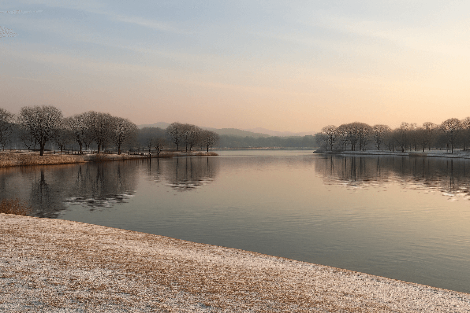 12월 고양 호수공원에서 만나는 겨울 호수의 고요함과 계절 산책의 깊은 정서