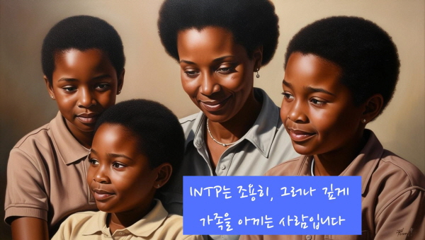 INTP는 조용히, 그러나 깊게 가족을 아끼는 사람입니다에 관한 사진입니다.