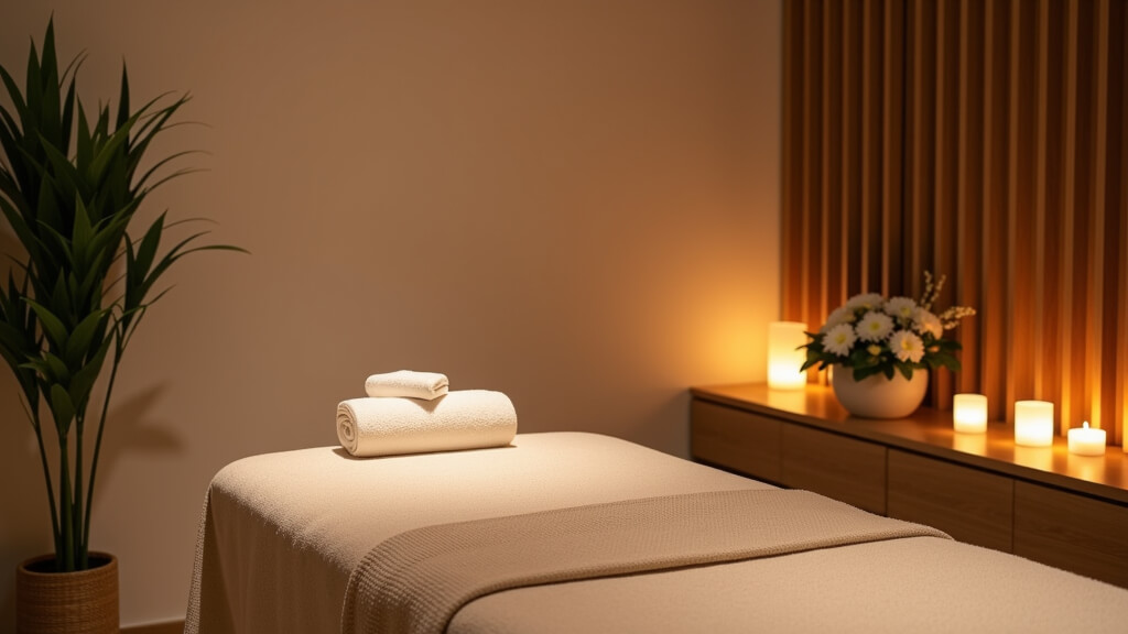 마사지샵에서 주는 힐링