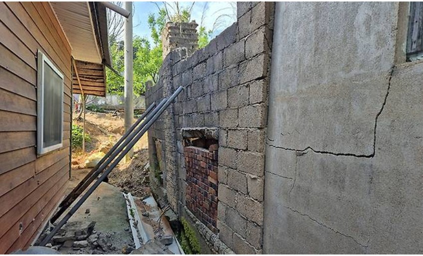 전북 부안 지진피해 현장